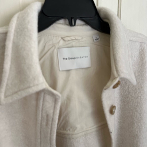 Aritzia the group babaton Pelli heather light oatmeal jacket - Picture 3 of 3